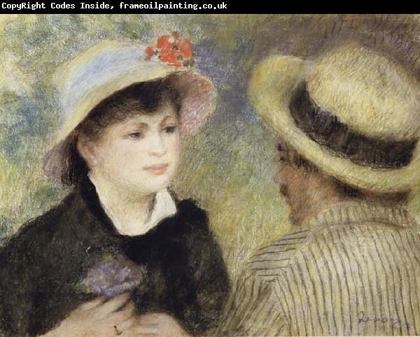 Pierre Renoir Boating Couple (Aline Charigot and Renoir)
